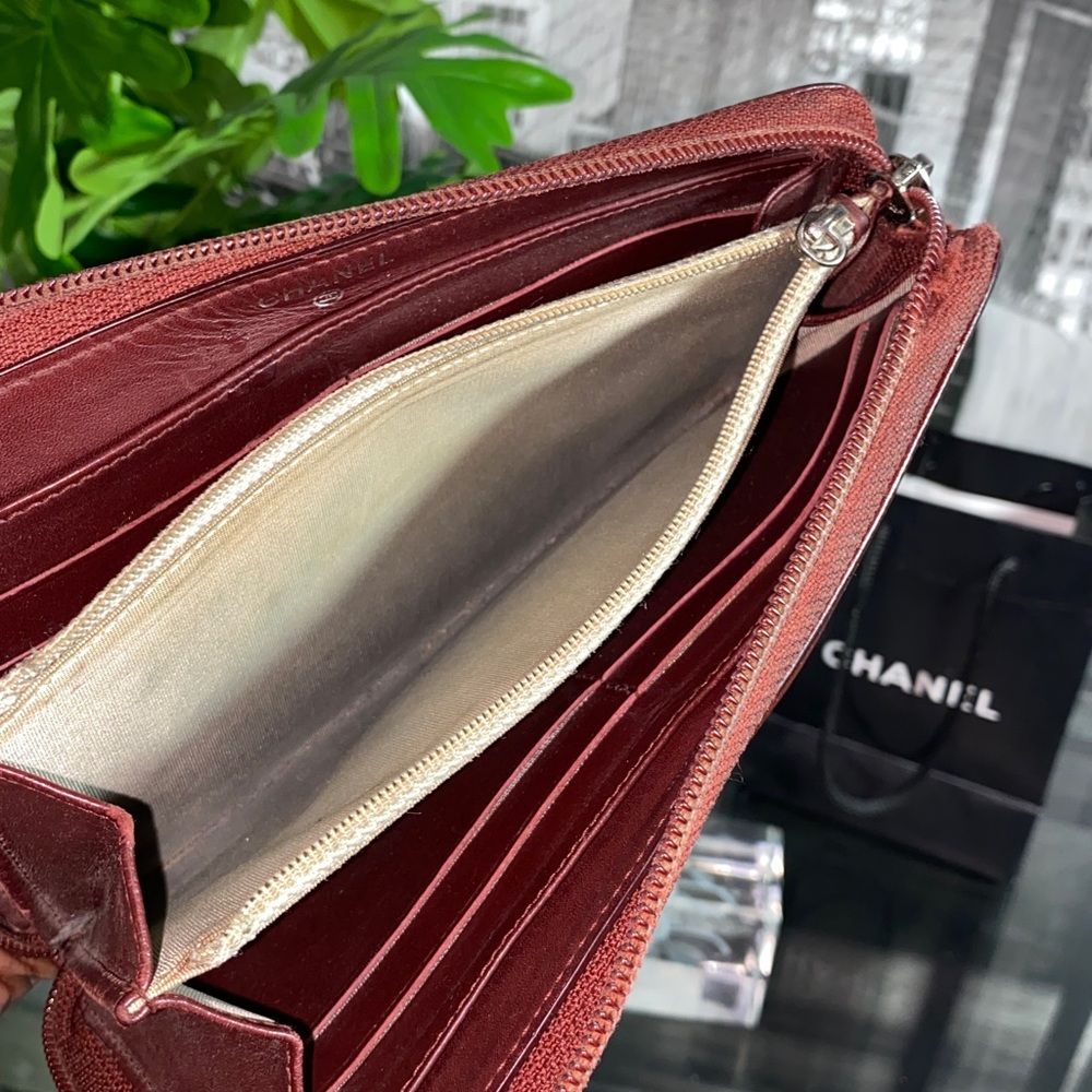 Authentic CHANEL Caviar Timeless CC Zippy Clutch Wallet - Picture 17 of 17
